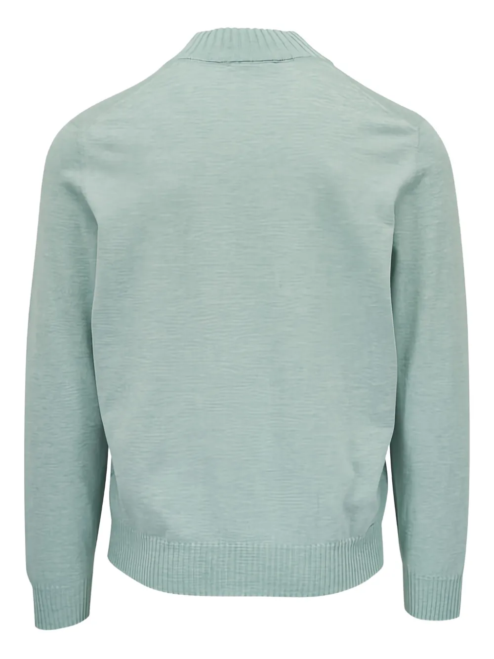 Gran Sasso quarter-zip sweater - Groen