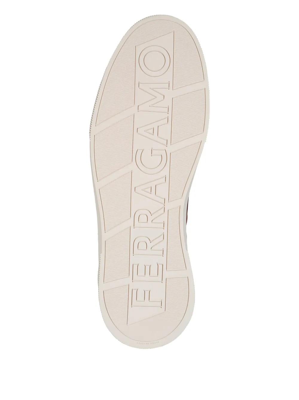 Ferragamo Clayton suede panelled sneakers Bruin