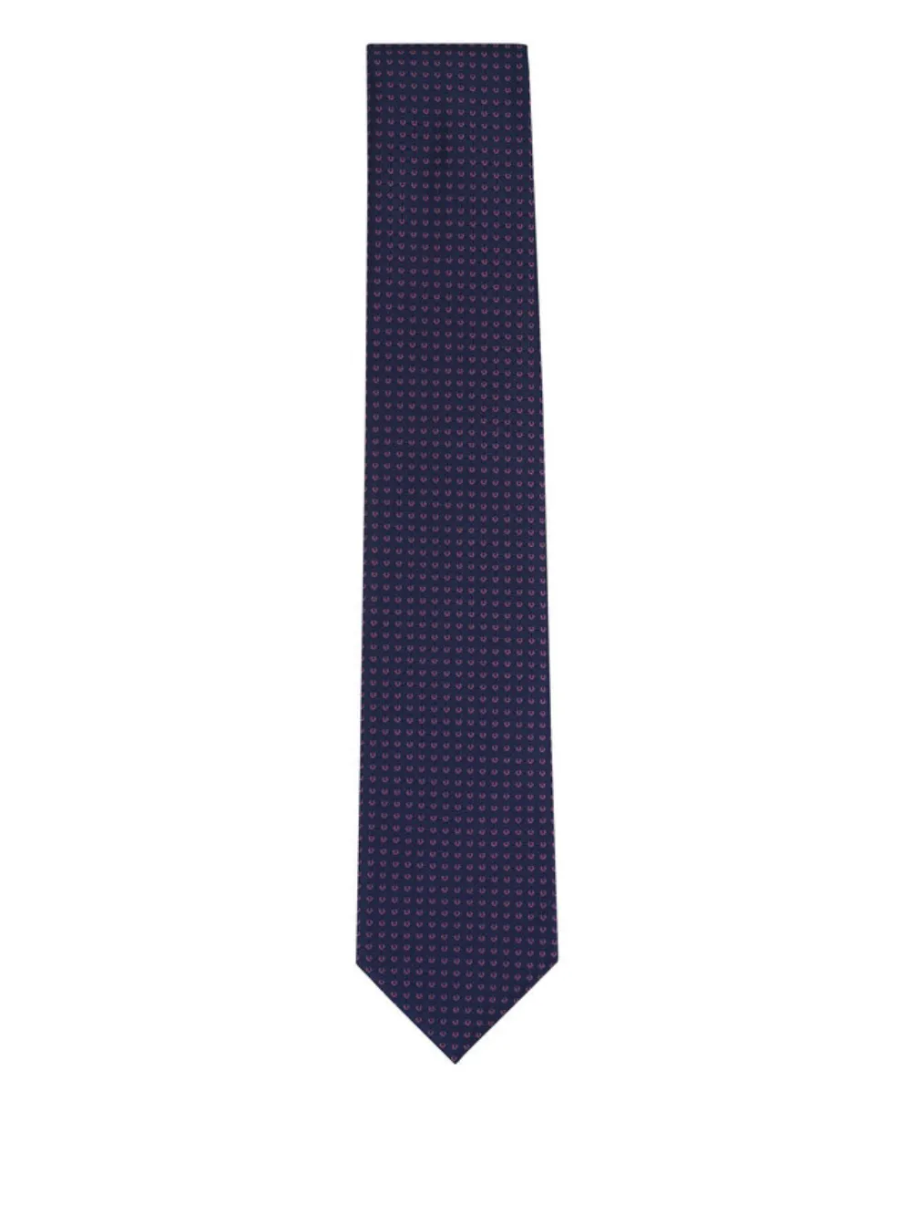 Brioni patterned tie - Blu