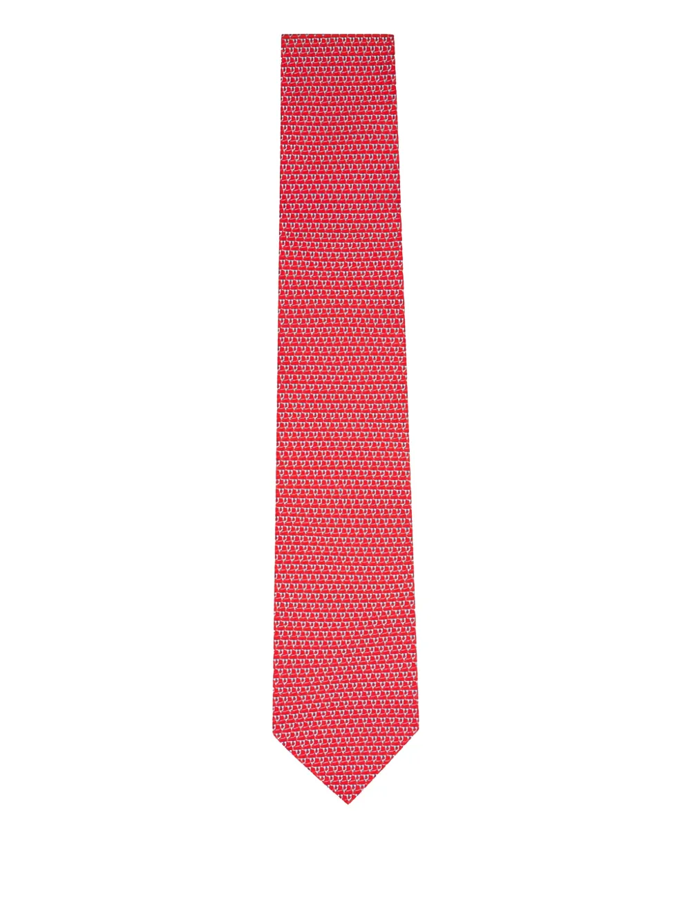 Ferragamo patterned tie | Orange | Image 1
