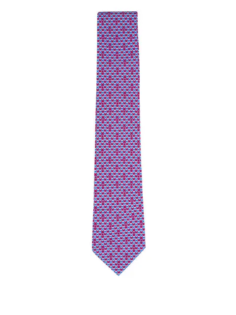Ferragamo heart-print tie
