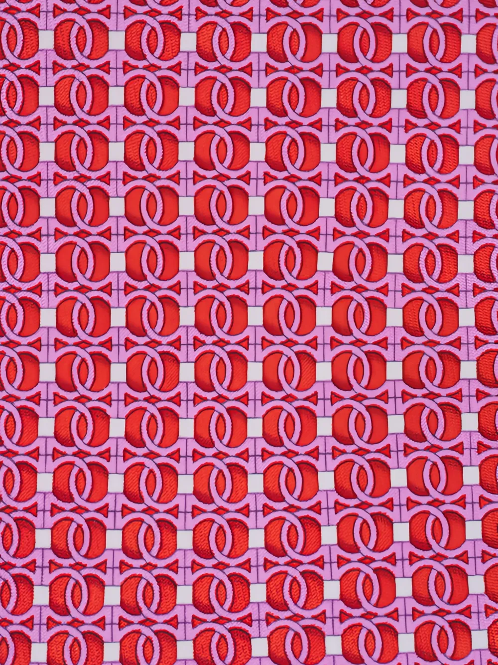 Ferragamo patterned tie - Oranje