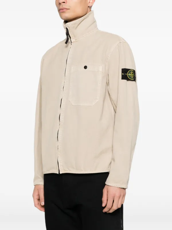 Stone Island 1200014 Organic Panama Cotton old-effect comfort-fit