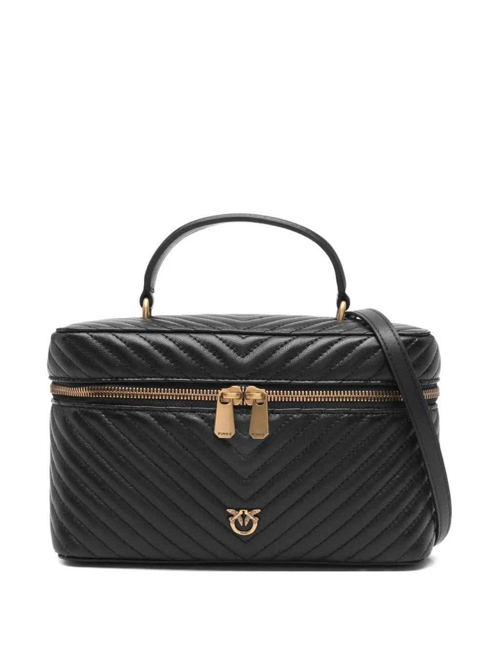 PINKO quilted tote bag - Nero