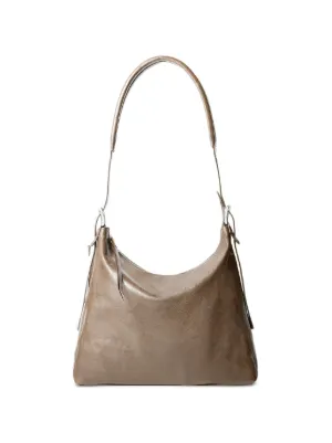 LEMAIRE Small Belted Shoulder Bag In Leather | Brown | FARFETCH