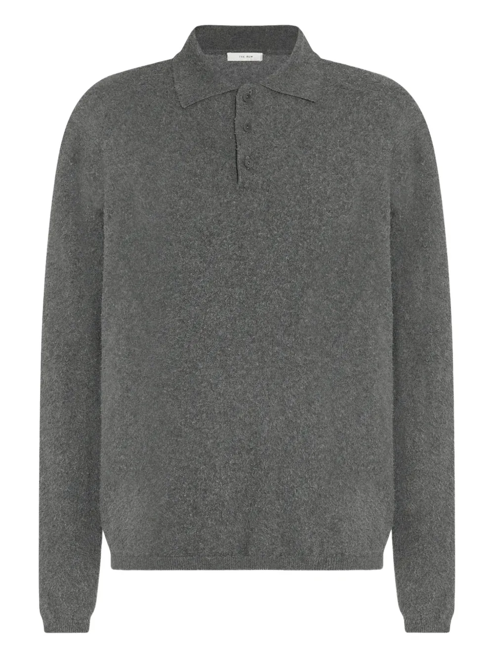 The Row Almot textured polo shirt - Grigio