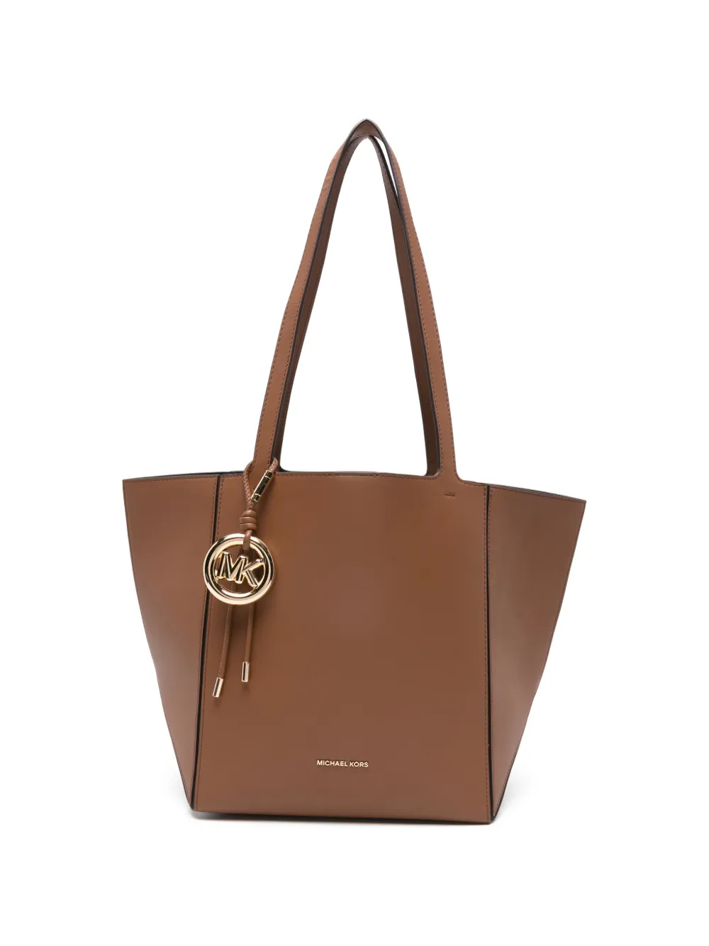 Michael Michael Kors Jordi logo-pendant tote bag - Marrone