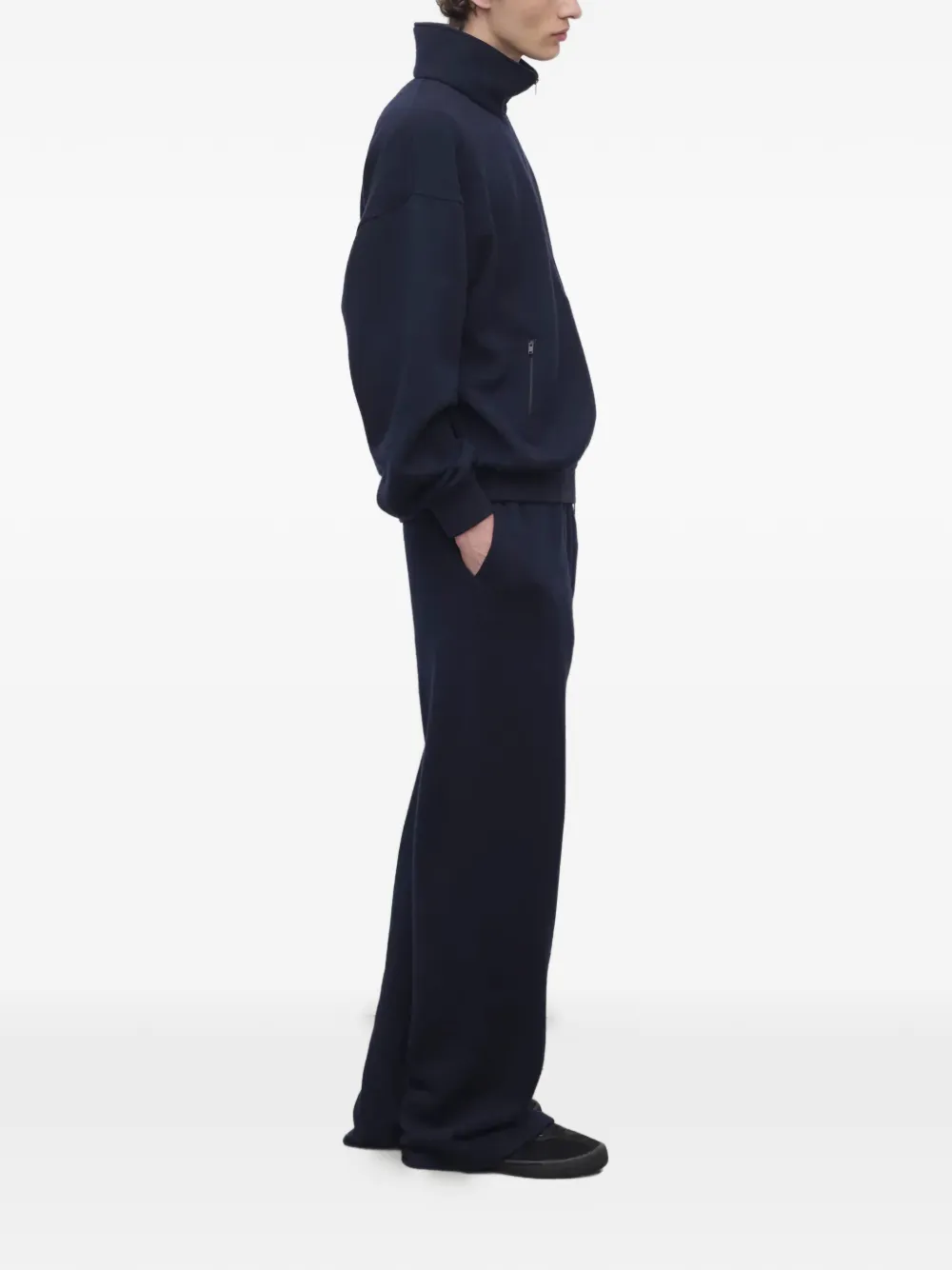  The Row Zaven Elasticated Trousers - Blue 