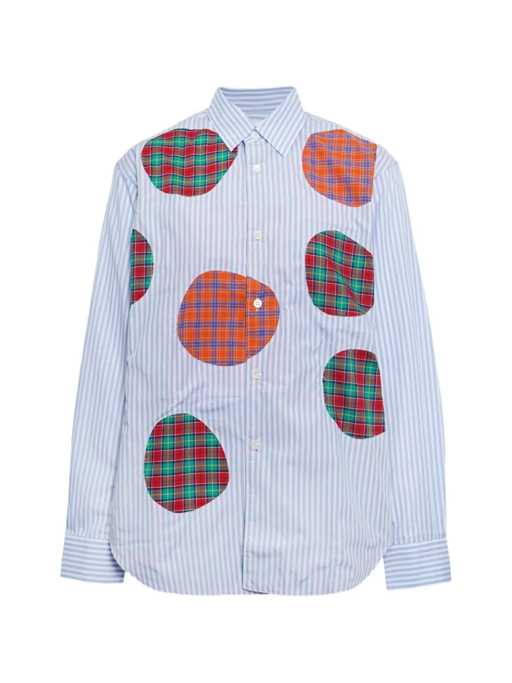Comme Des Garçons Shirt tartan cotton shirt - Blu