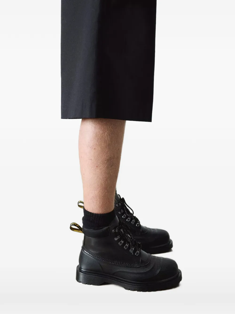 Dr. Martens 939 lace-up leather boots Zwart