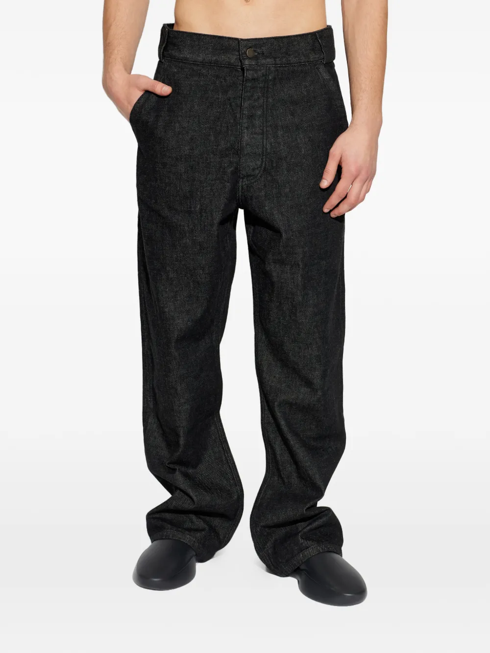  Fear Of God Essentials Vaqueros Work Con Logo - Negro 