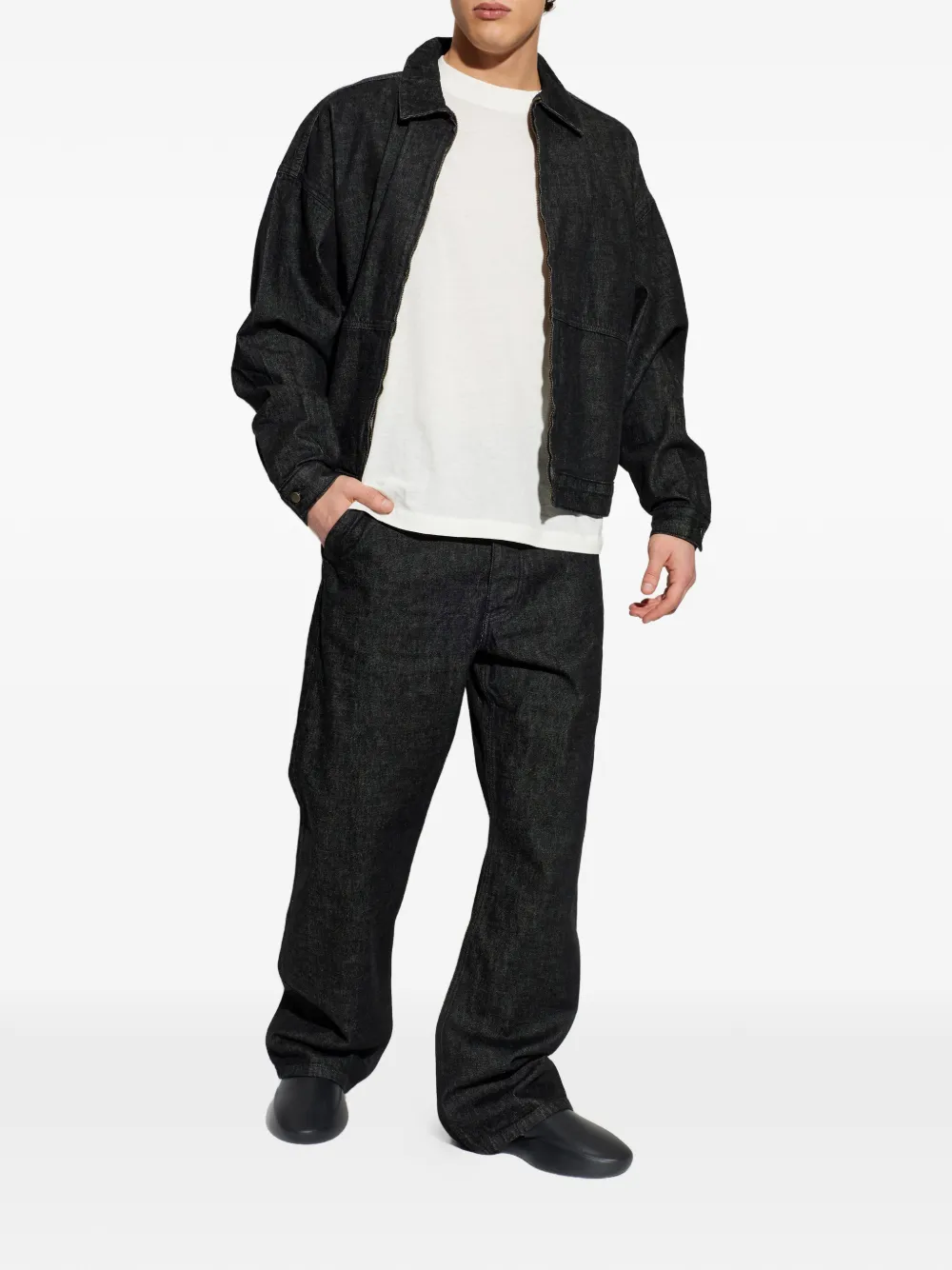  Fear Of God Essentials Vaqueros Work Con Logo - Negro 