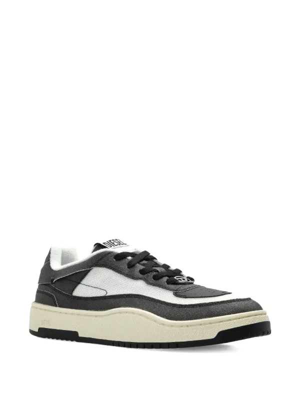 Diesel Oval Skate Sneakers | Black | FARFETCH