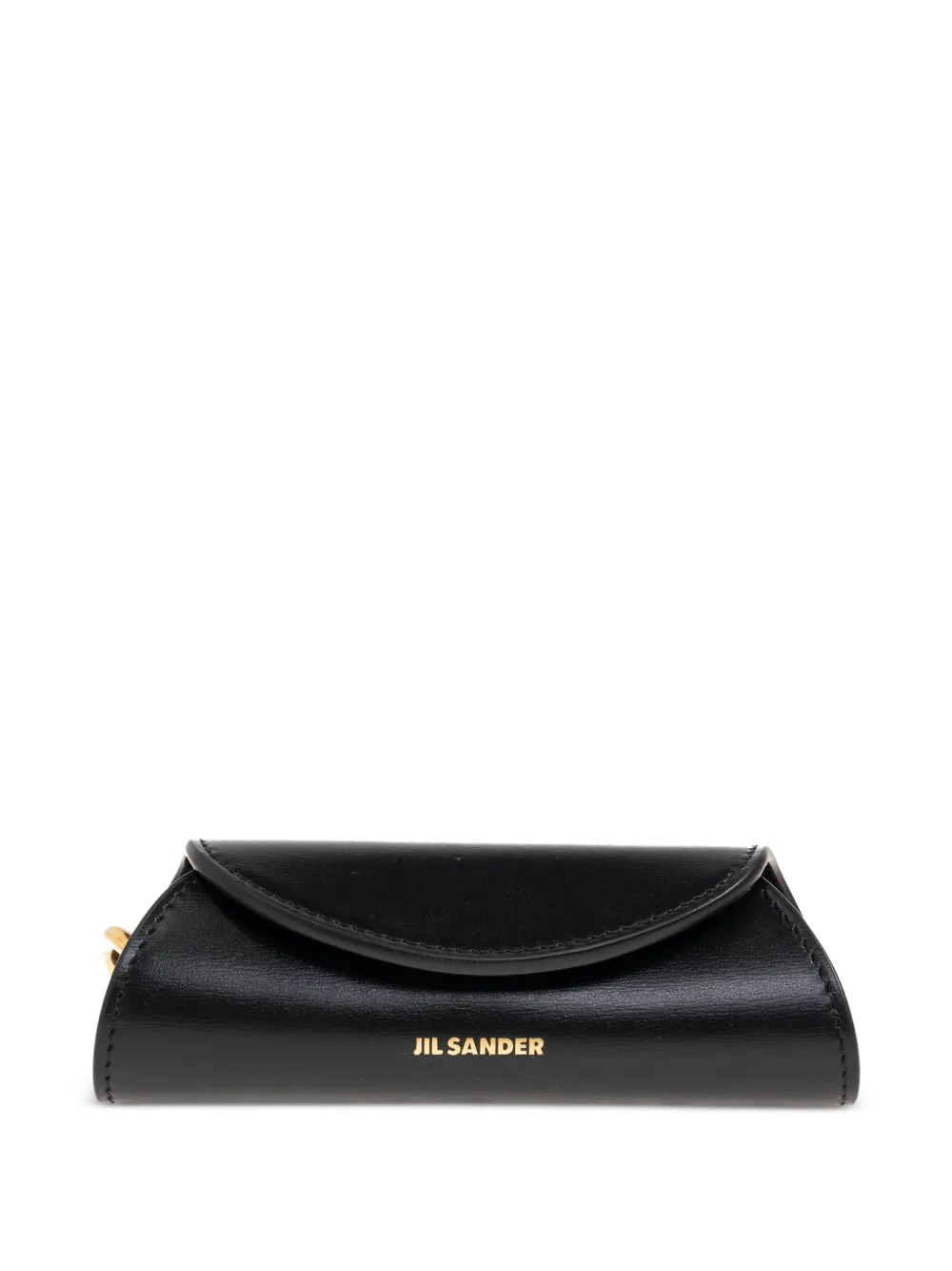 Jil Sander leather keyring - Nero
