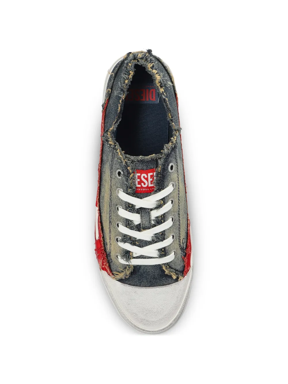Diesel Sneakers met franje Blauw