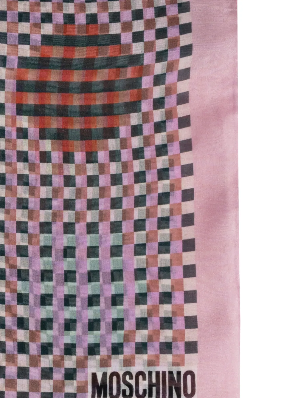 Moschino チェック シルクスカーフ | メンズ | Image 2