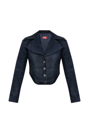 DIESEL ブラック クロップドジャケット Diesel ウィメンズ クロップドジャケット通販 - FARFETCH