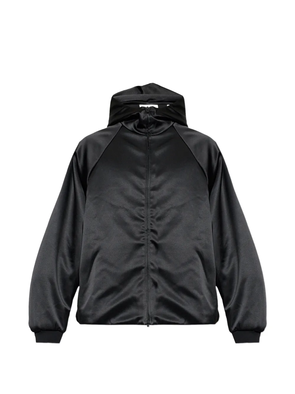 Essentials Hooded Zip Jacket In Black