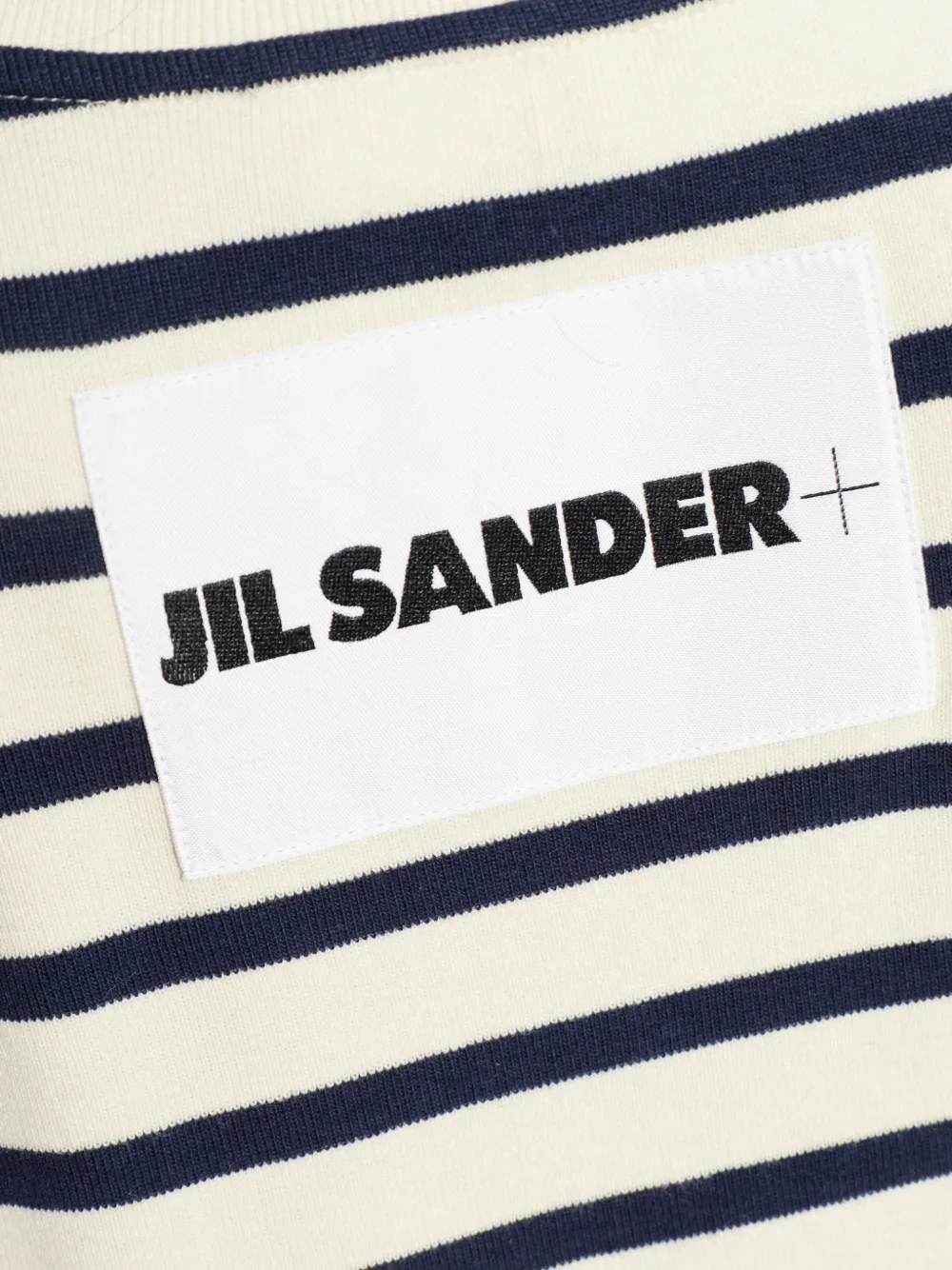 Jil Sander Gestreepte maxi-jurk Beige