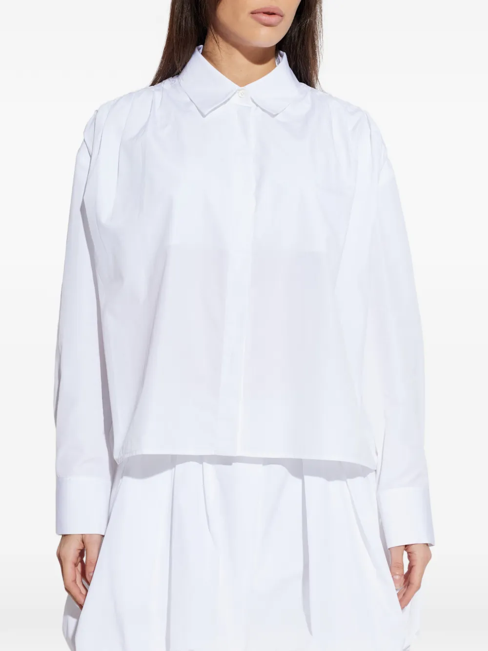 Jil Sander Katoenen blouse Wit