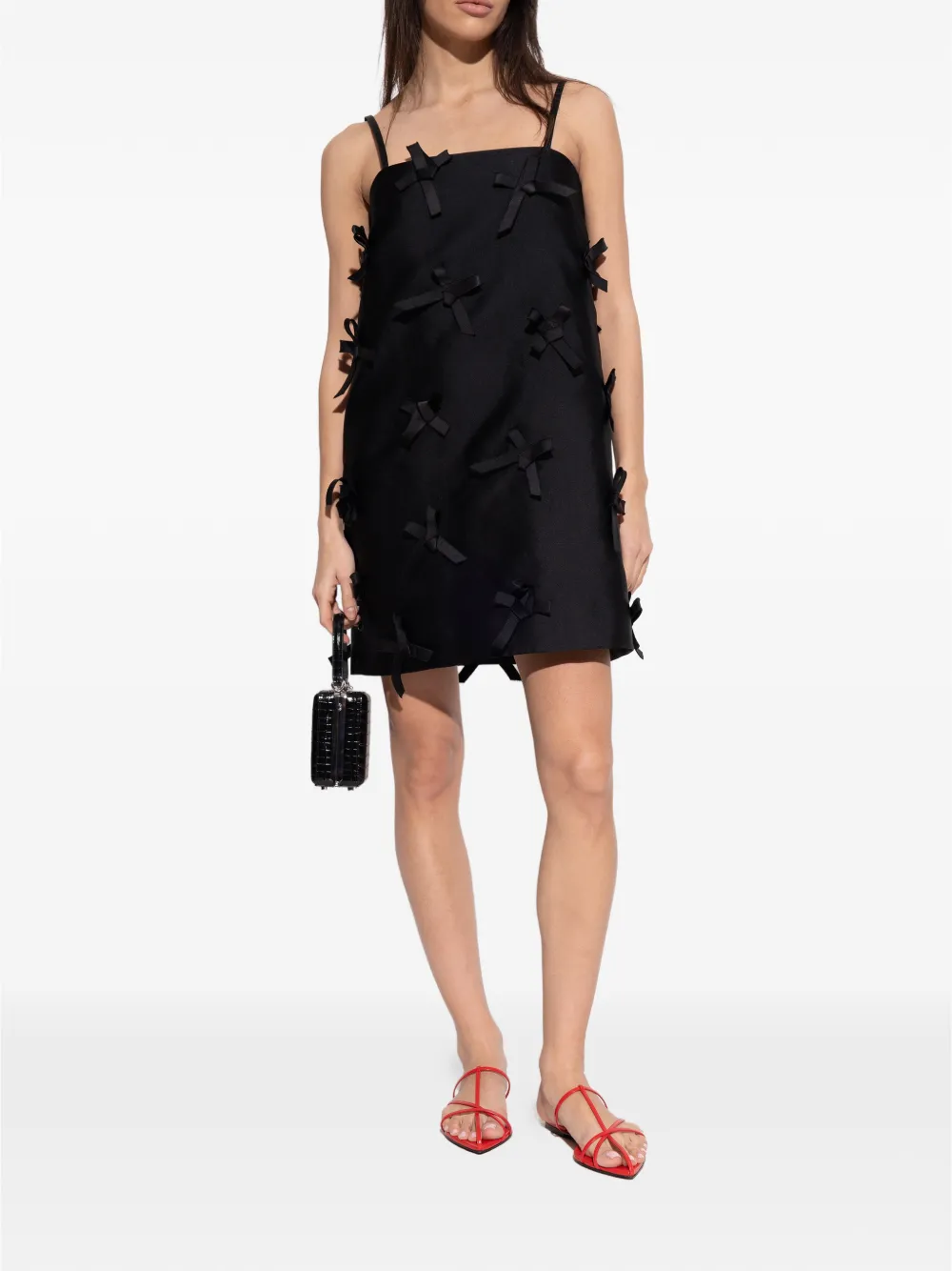 Jil Sander strappy flat sandals Rood