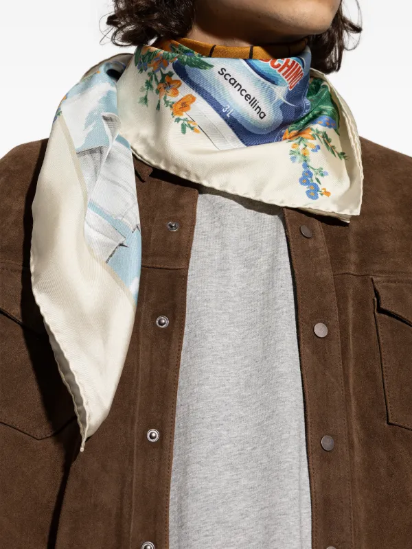 モスキーノ スカーフ 84㎝ Moschino Milano scarf | Moschino