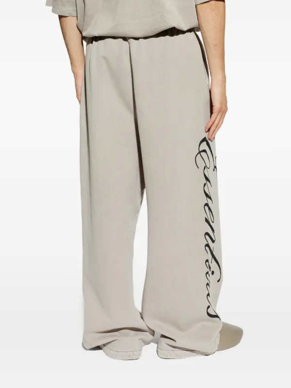 FEAR OF GOD ESSENTIALS logo-print Track Pants | Grey | FARFETCH