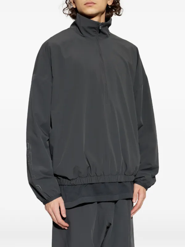 FEAR OF GOD ESSENTIALS ハーフジップ スウェットシャツ | グレー