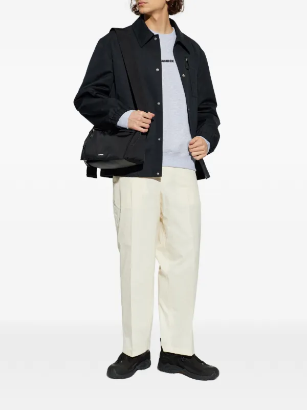 Jil Sander ジップポケット オーバーシャツ | ブラック | FARFETCH JP