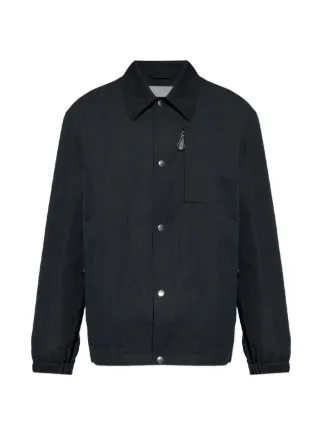 Jil Sander ジップポケット オーバーシャツ | ブラック | FARFETCH JP