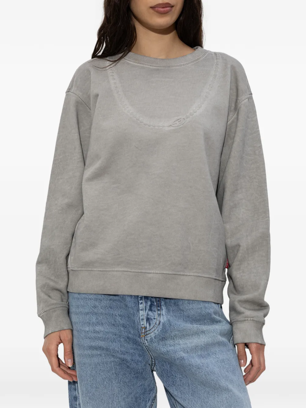  Diesel F-normy Sweatshirt - Grey 