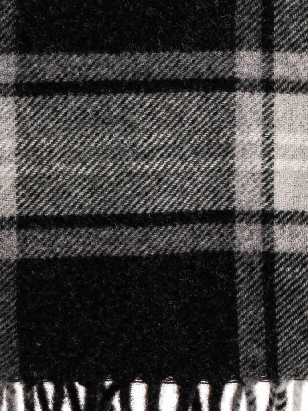 Diesel Sjaal met tartan ruit Zwart