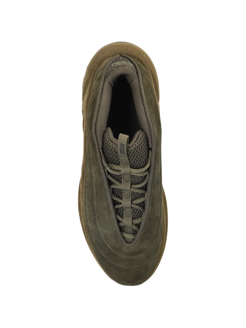 Diesel S-D-Runner X sneakers met suède vlakken Groen