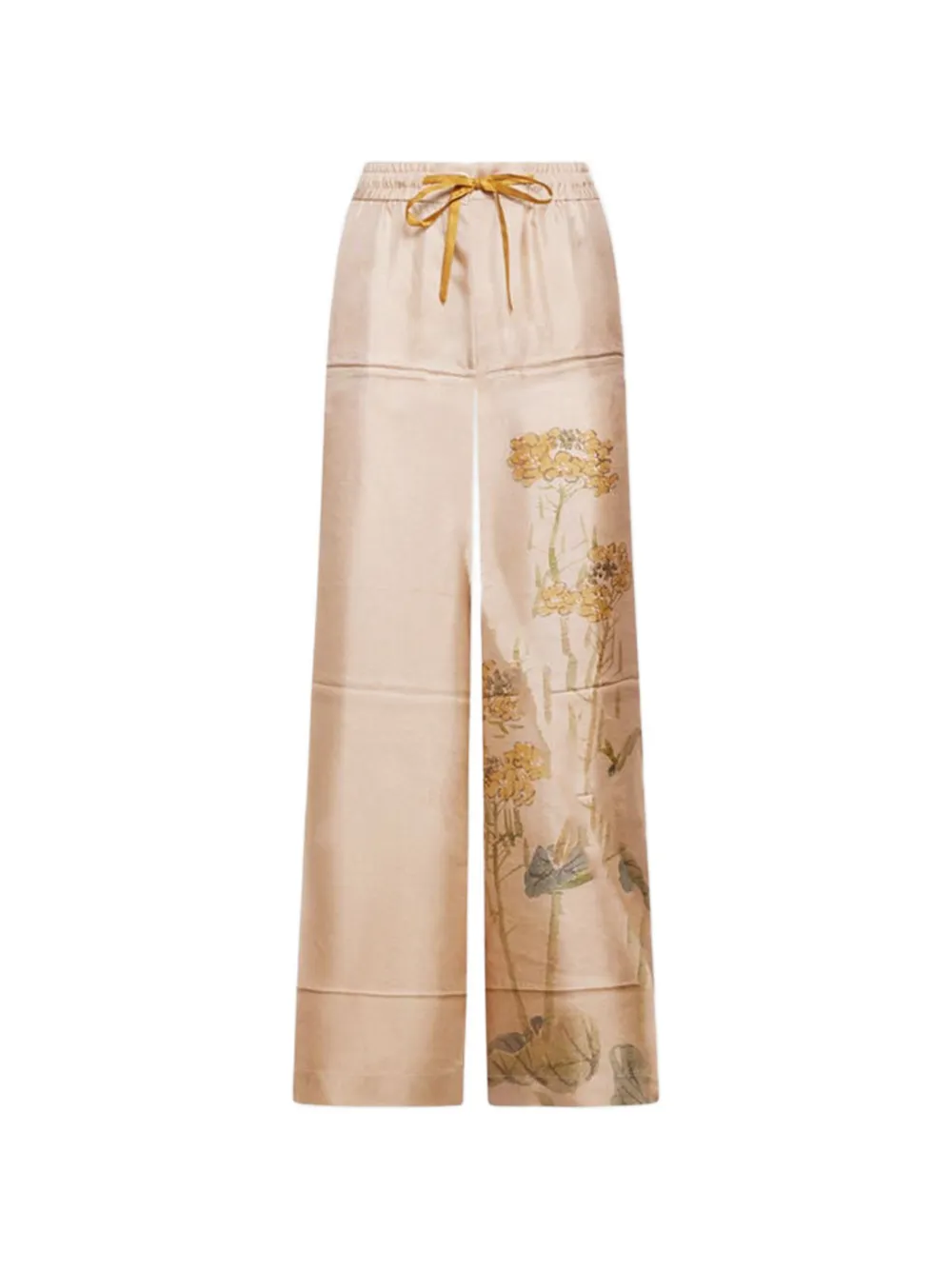 Pierre-Louis Mascia floral-print drawstring trousers - Toni neutri