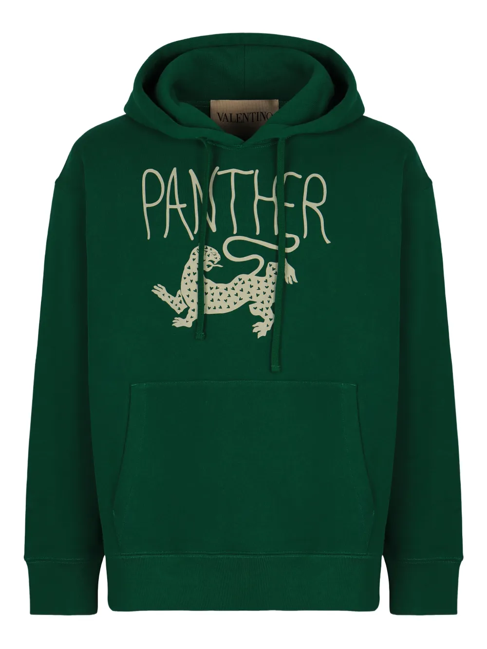 Valentino Garavani graphic-print hoodie - Green