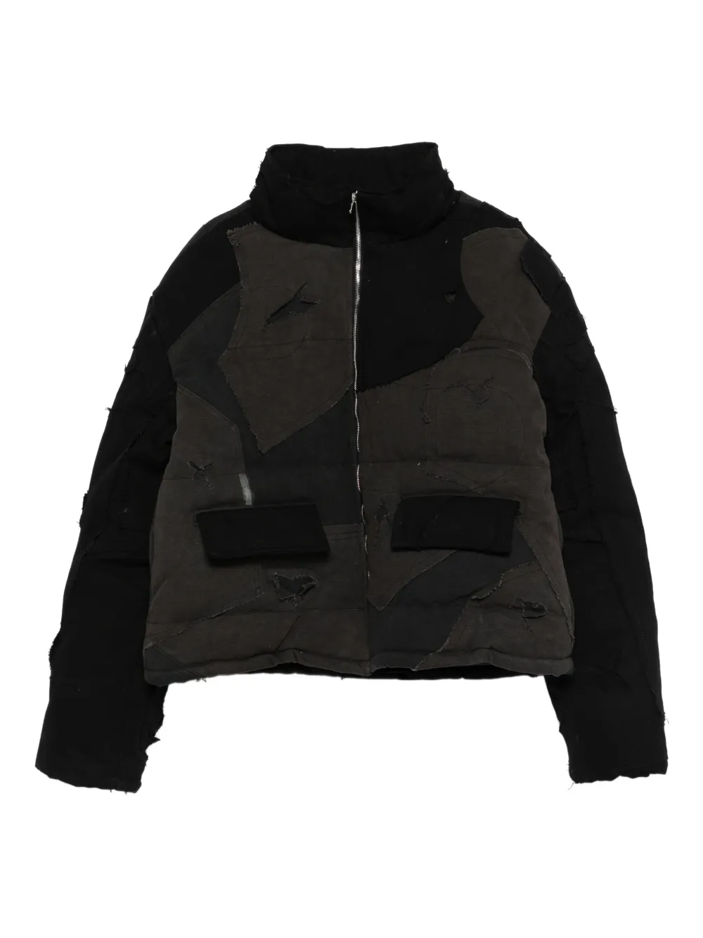Who Decides War patchwork pocket jacket - Nero