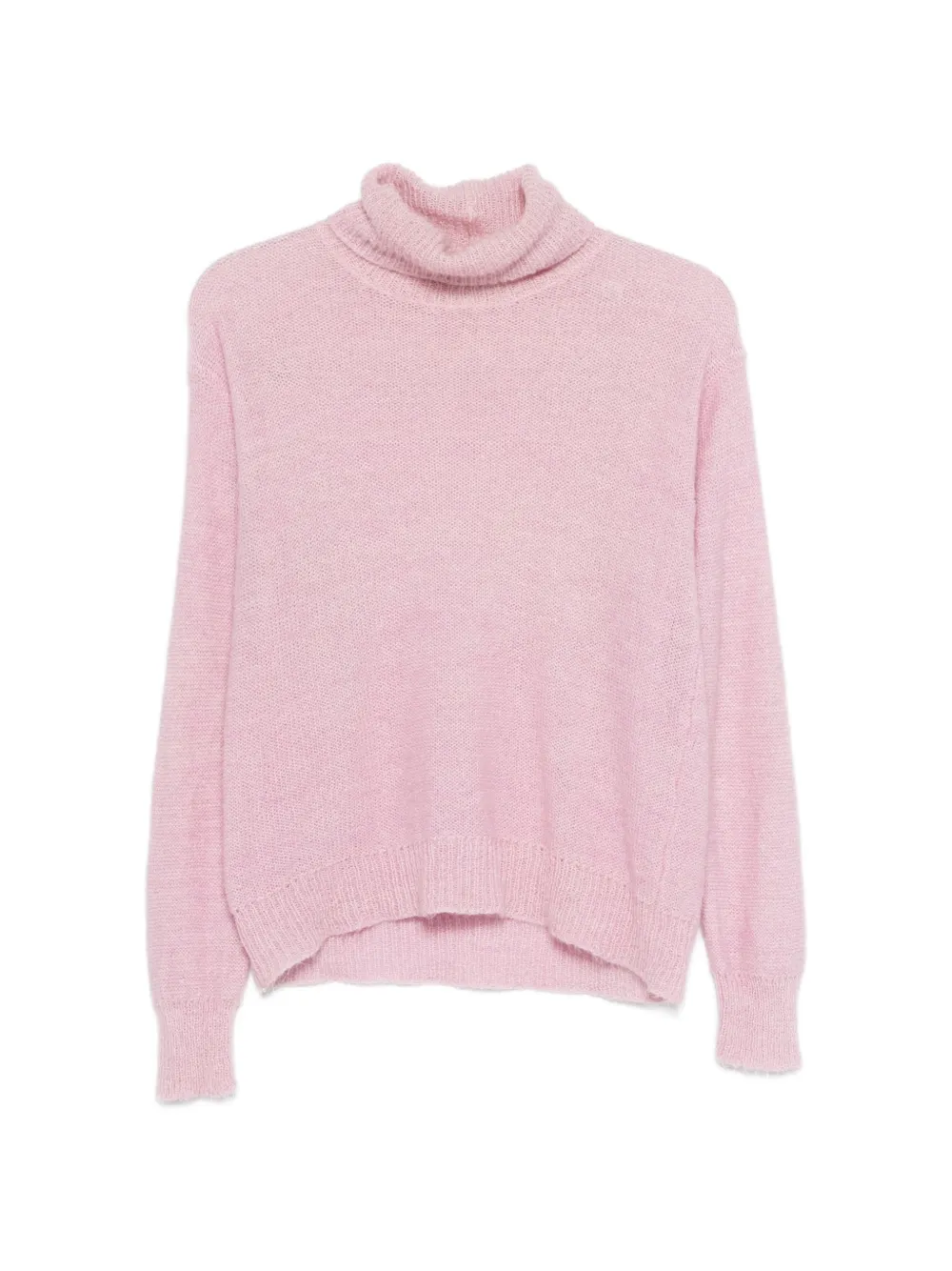 Pre-owned Ferragamo 1980s Roll-neck Sweater In Pink