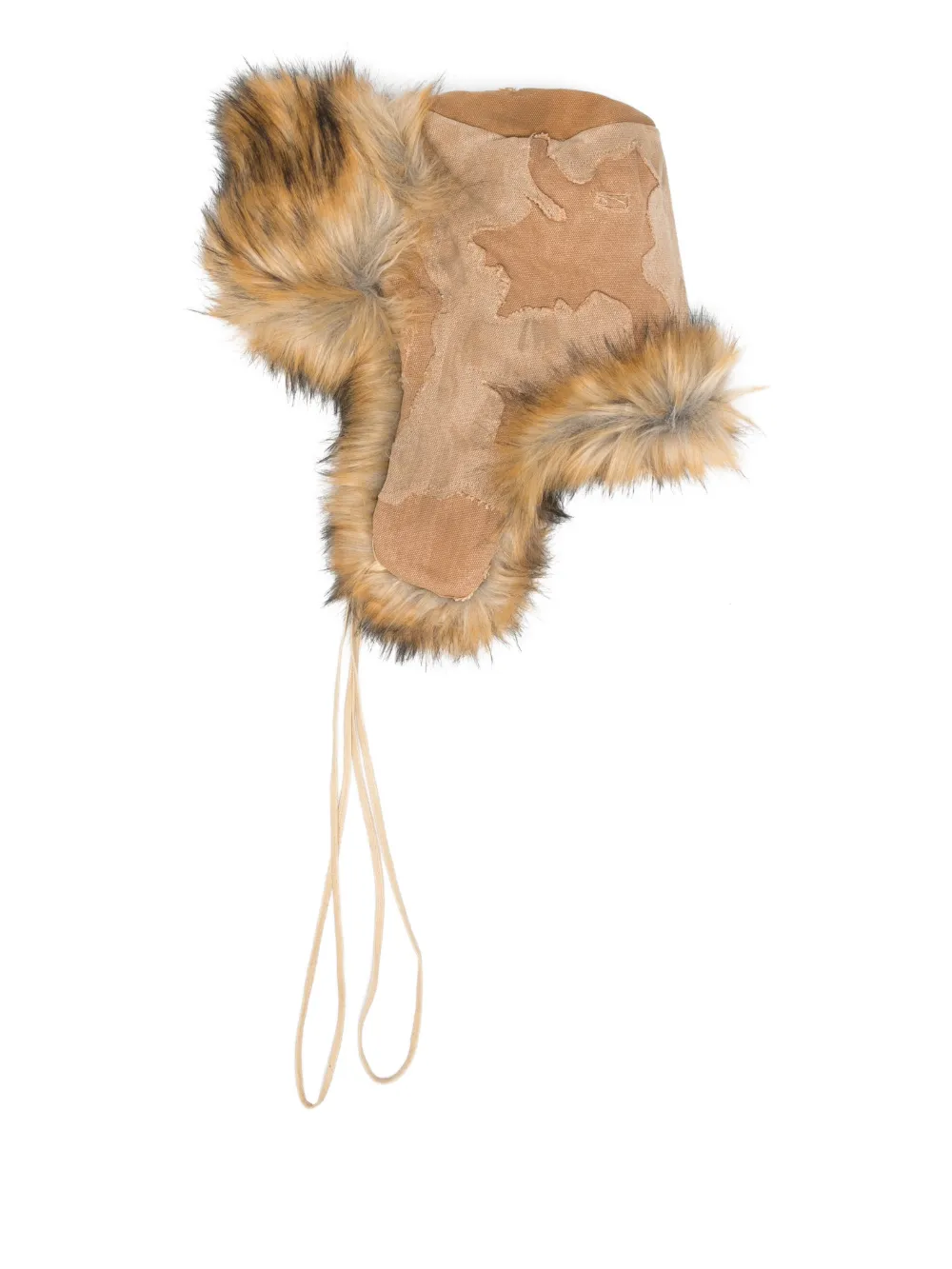 Who Decides War faux-fur hat - Marrone