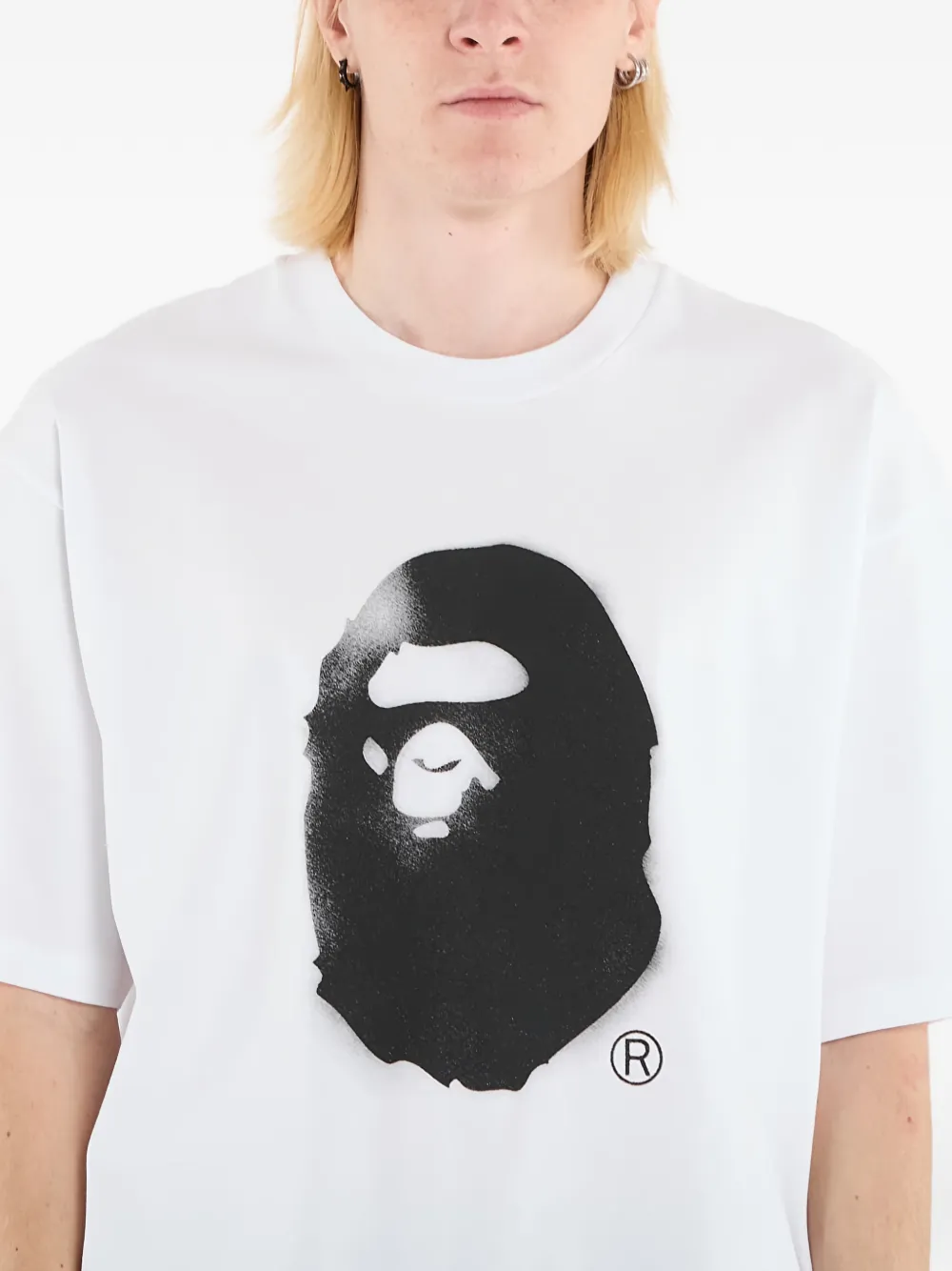 A BATHING APE® プリント Tシャツ | ホワイト | FARFETCH JP