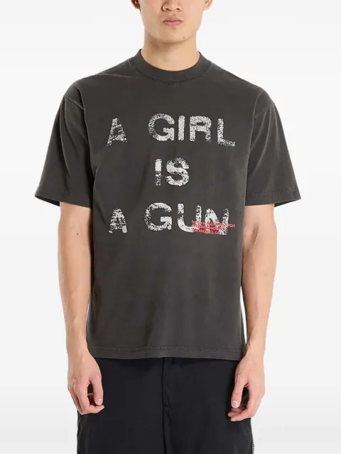 Pleasures x Footshop G.I.A.G. print T-shirt