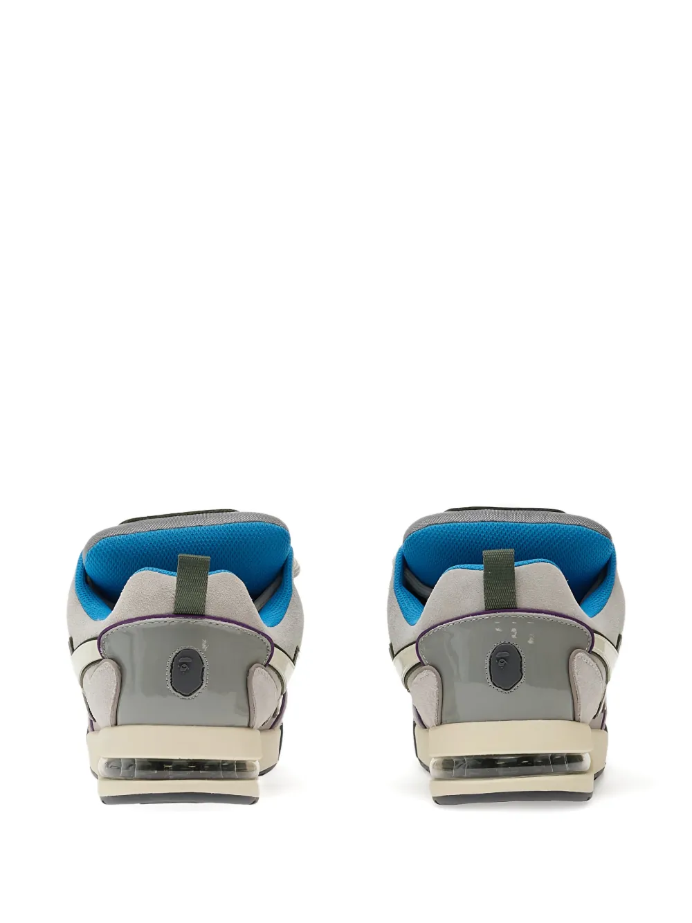 A BATHING APE star-patch sneakers Grijs