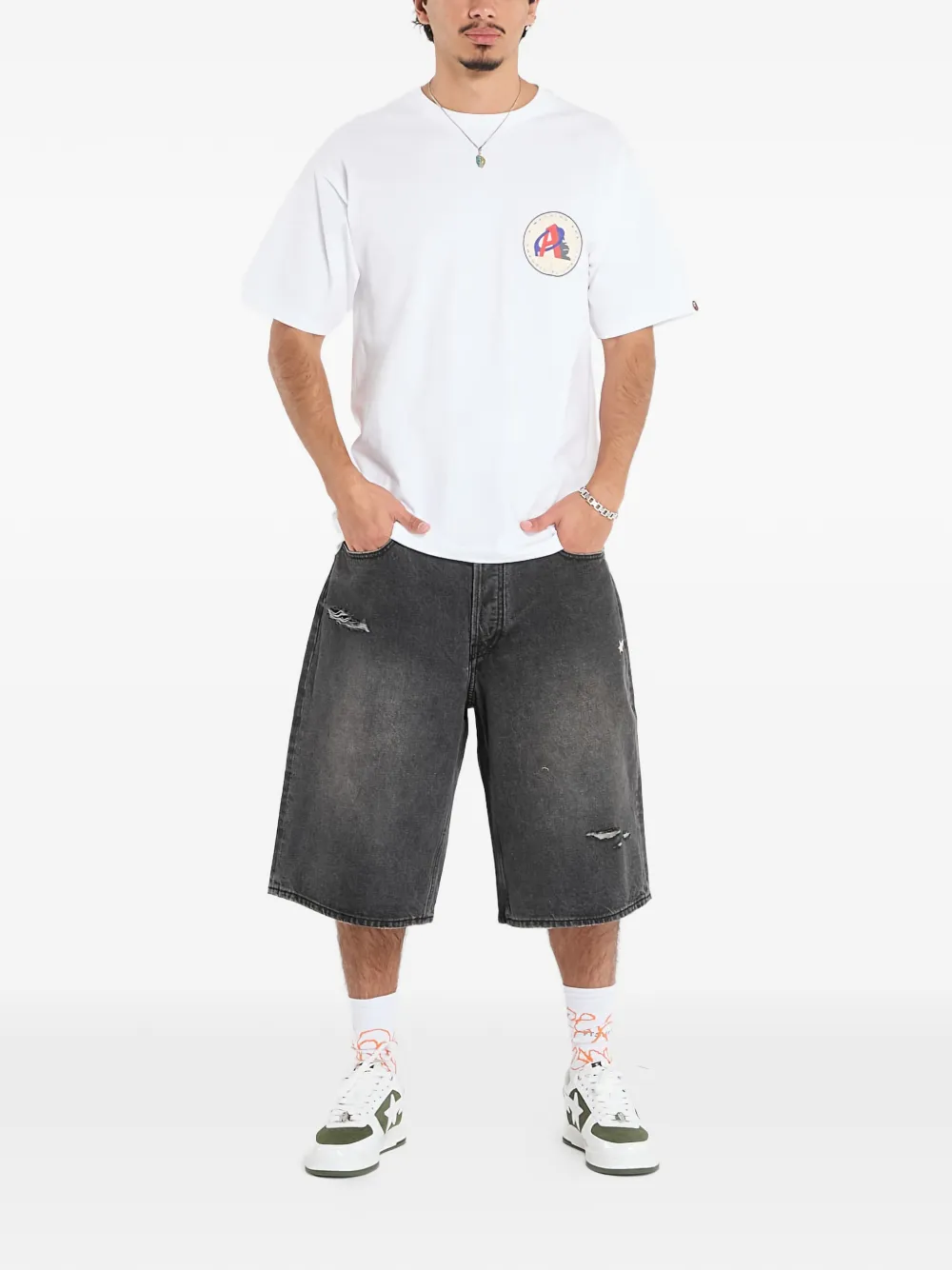 A BATHING APE Ape Transit Authority T-shirt - Wit