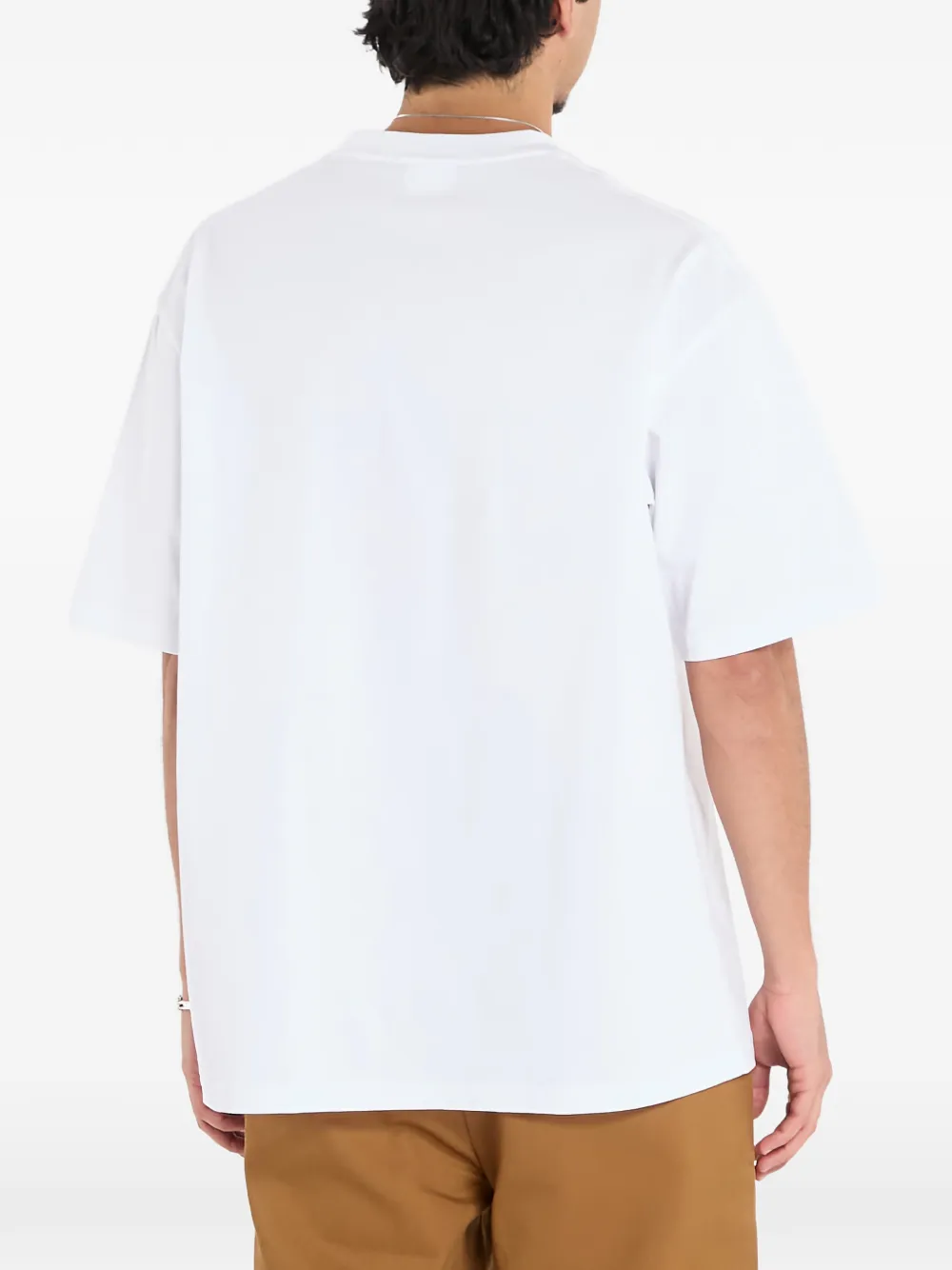 A BATHING APE T-shirt met appelprint Wit