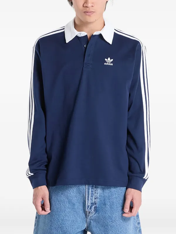 Adidas Adicolor ラガーシャツ | ブルー | FARFETCH JP