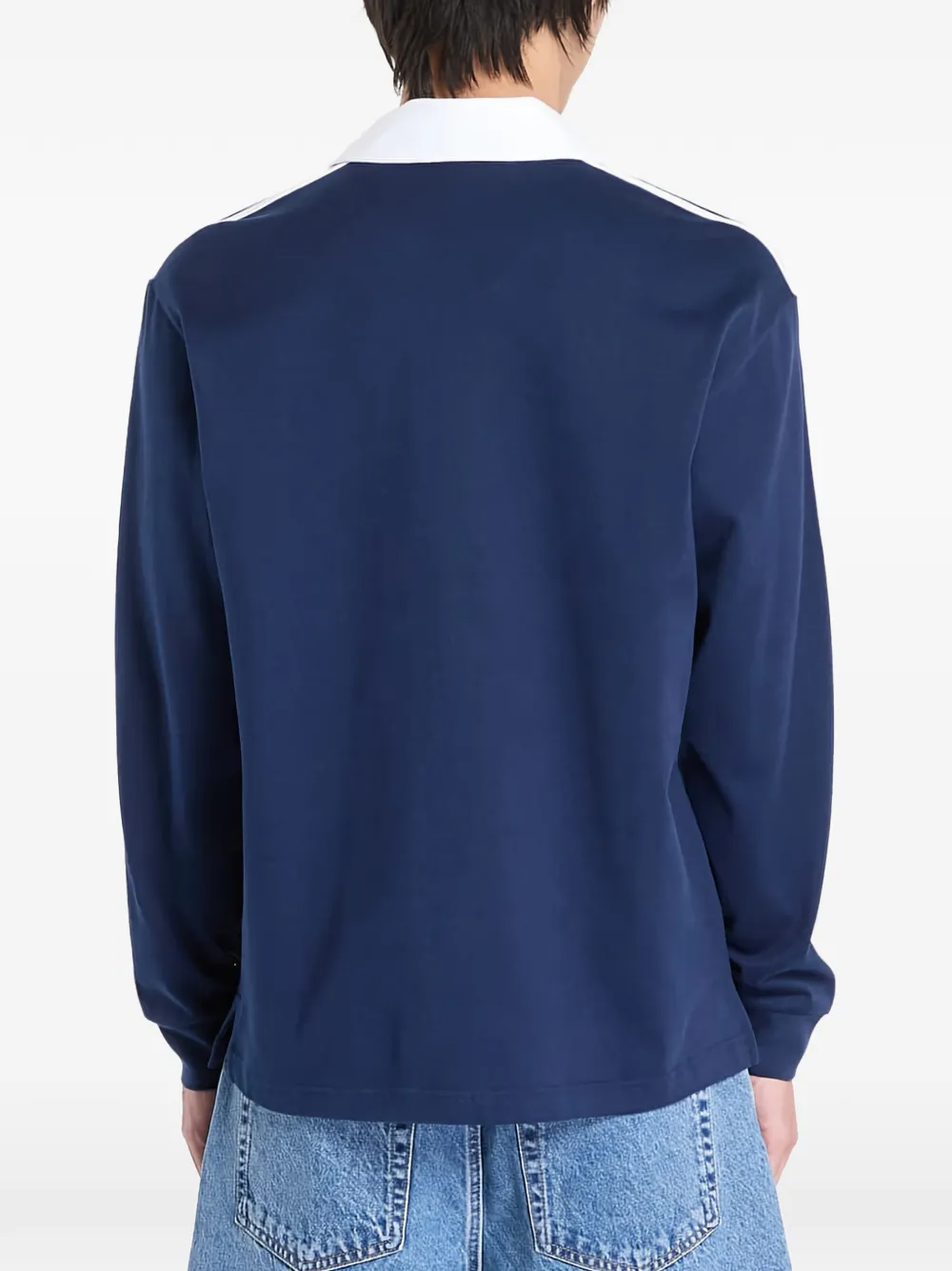 Adidas Adicolor rugby poloshirt - Blauw