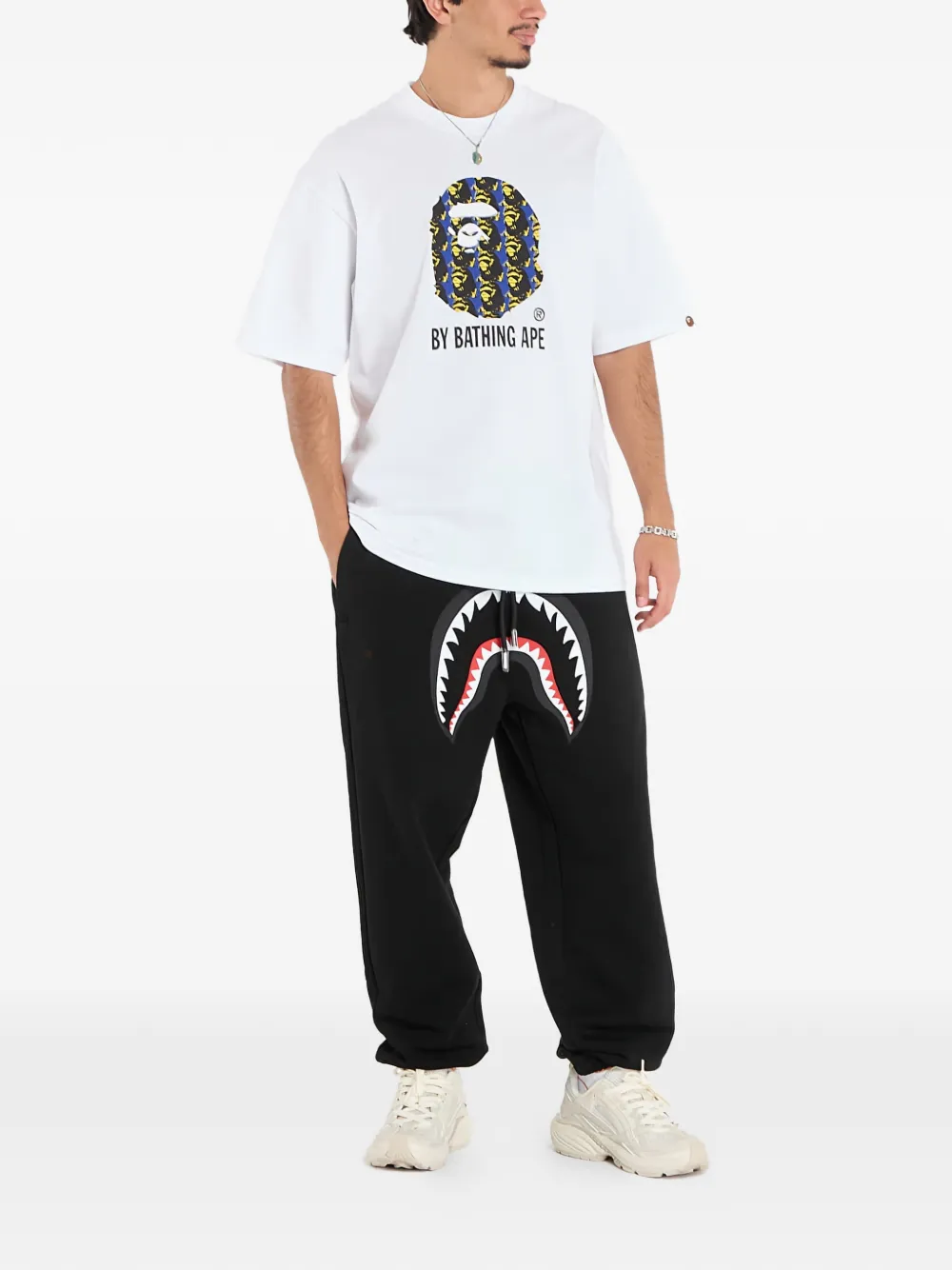 A BATHING APE Ape Head T-shirt - Wit