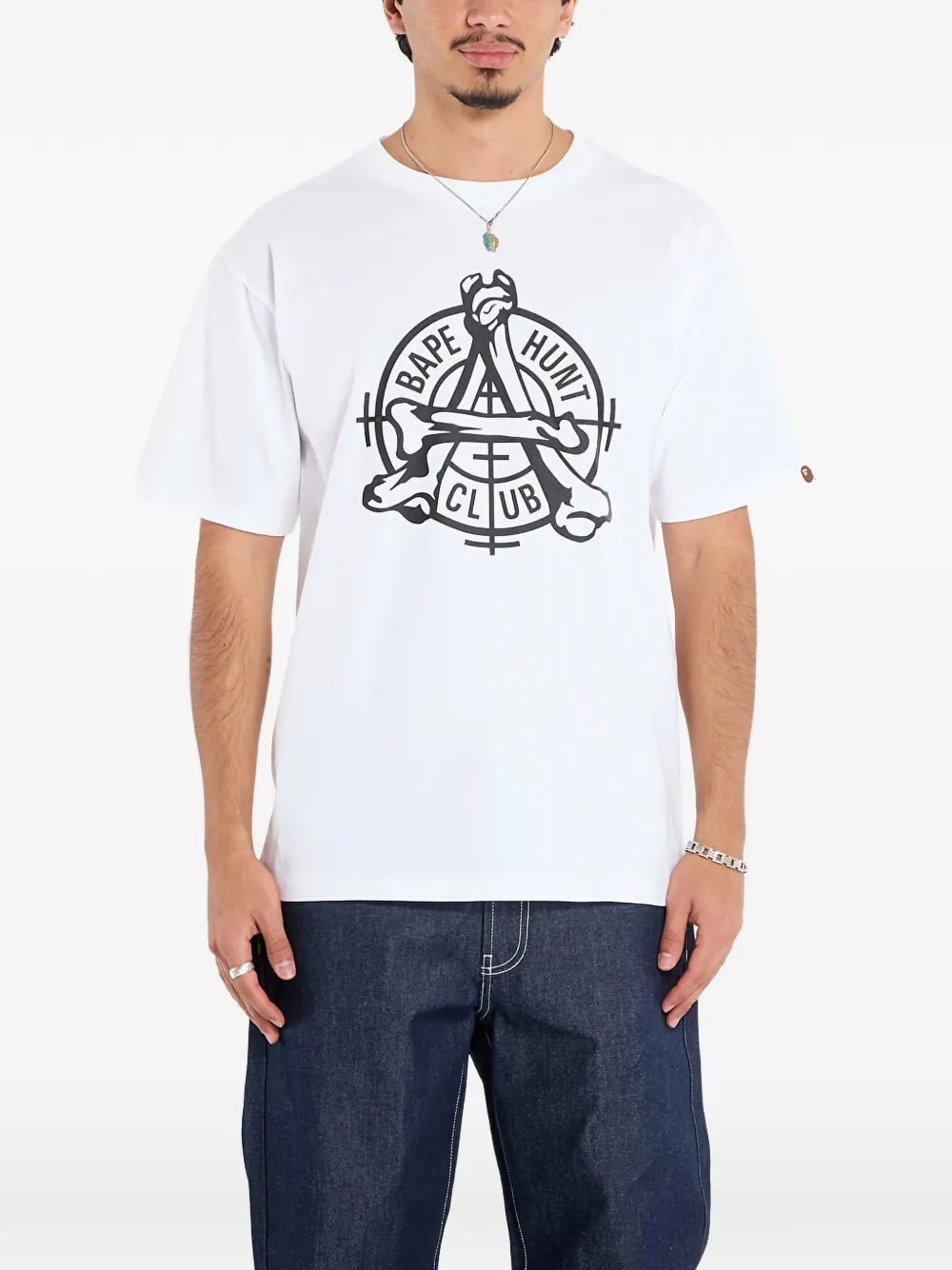 A BATHING APE® graphic T-shirt - Bianco