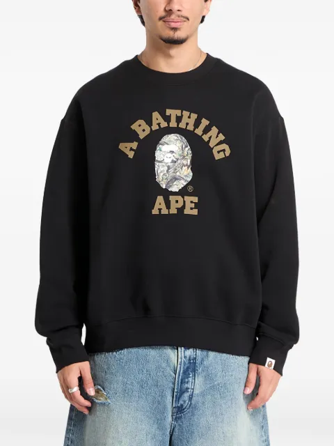A BATHING APE® Tree Edge Camo College sweatshirt