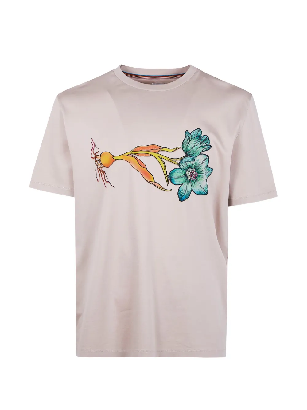 Paul Smith floral-print T-shirt - Nude