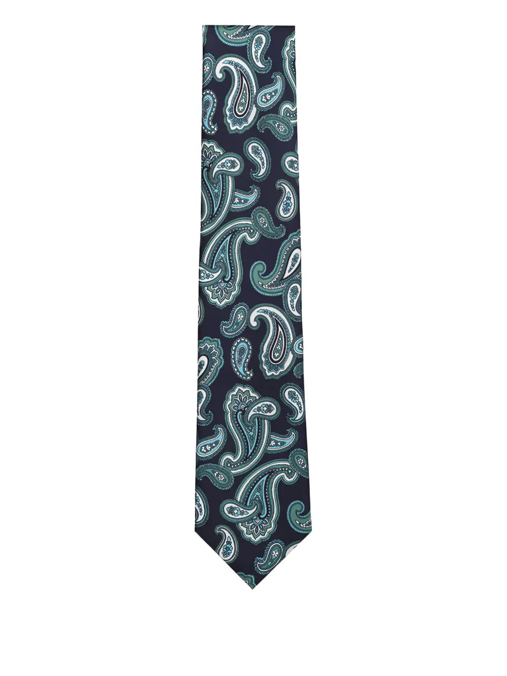 Brioni paisley-motif silk tie - Blu